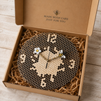 Honey Time – Bee & Flower Wall Clock