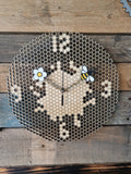 Honey Time – Bee & Flower Wall Clock